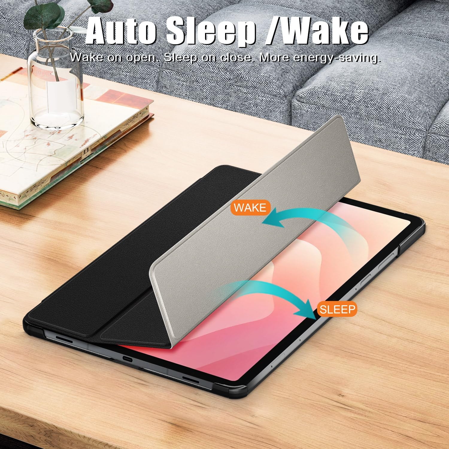 For Samsung Galaxy TAB S11 Folio Smart Leather Magnetic Stand Case Cover