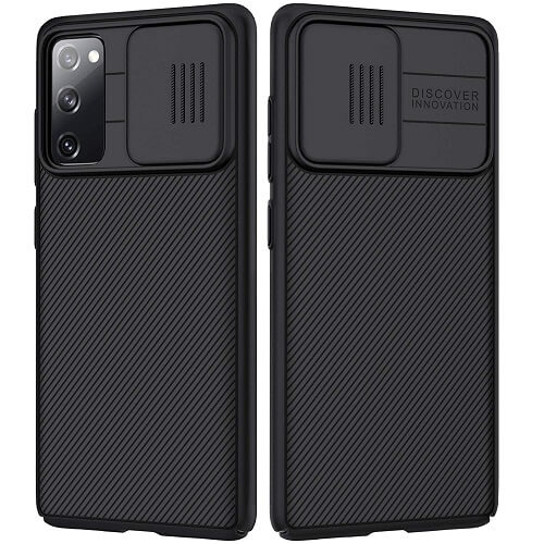 Nillkin For Samsung Galaxy S20 FE | S20+ /S20 Plus | S20 Ultra Case, CamShield Series Slim Stylish Protective Case With Slide Camera Cover (Black)