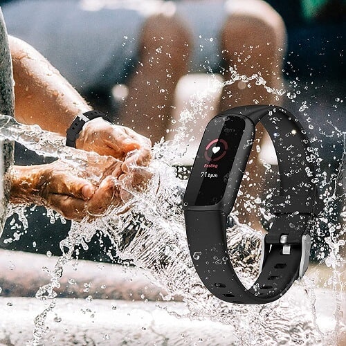 For Fitbit Luxe Replacement Band Strap Waterproof Silicone Wristbands Breathable Bracelet Adjustable Sports Watch Band