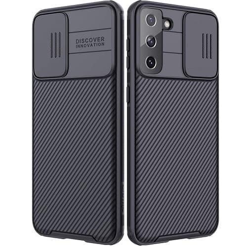Nillkin Samsung Galaxy S21 | S21+ /S21 Plus | S21 FE | S21 Ultra Case, CamShield Series Slim Stylish Protective Case with Slide Camera Cover (Black)