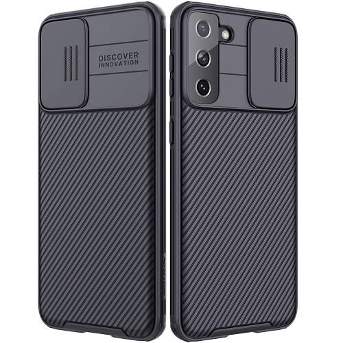 Nillkin Samsung Galaxy S21 5G Case, CamShield Series Slim Stylish Protective Case with Slide Camera Cover - Black