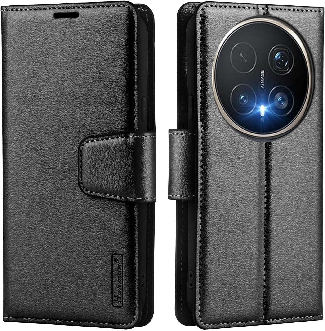 Hanman For Honor X9D 5G | Honor Magic 8 Pro 5G Wallet Leather Flip Shockproof Cover