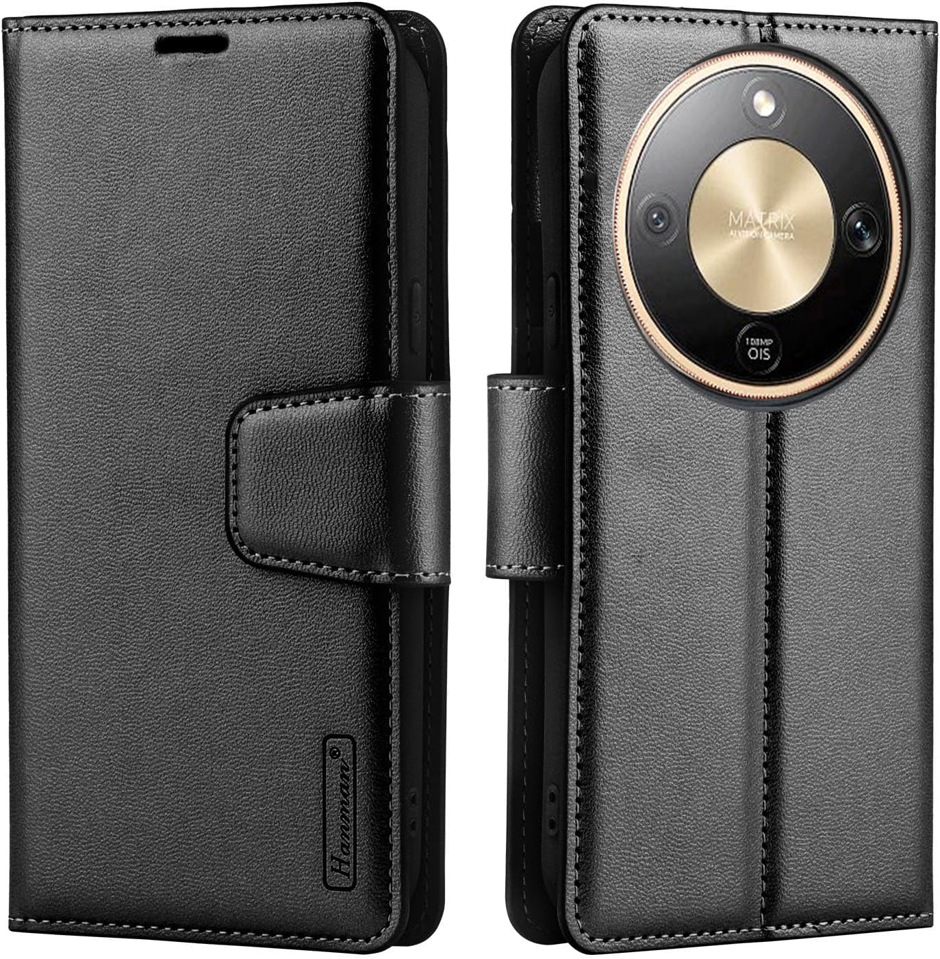 Hanman For Honor X9D 5G | Honor Magic 8 Pro 5G Wallet Leather Flip Shockproof Cover