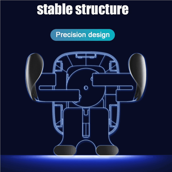 Universal For Up to 6.5 inch Car Cell Phone Holder Clip Gravity Car Mount Bracket Stand For iPhone Samsung Galaxy Nokia Oppo Google Pixel Motorola LG Telstra Optus
