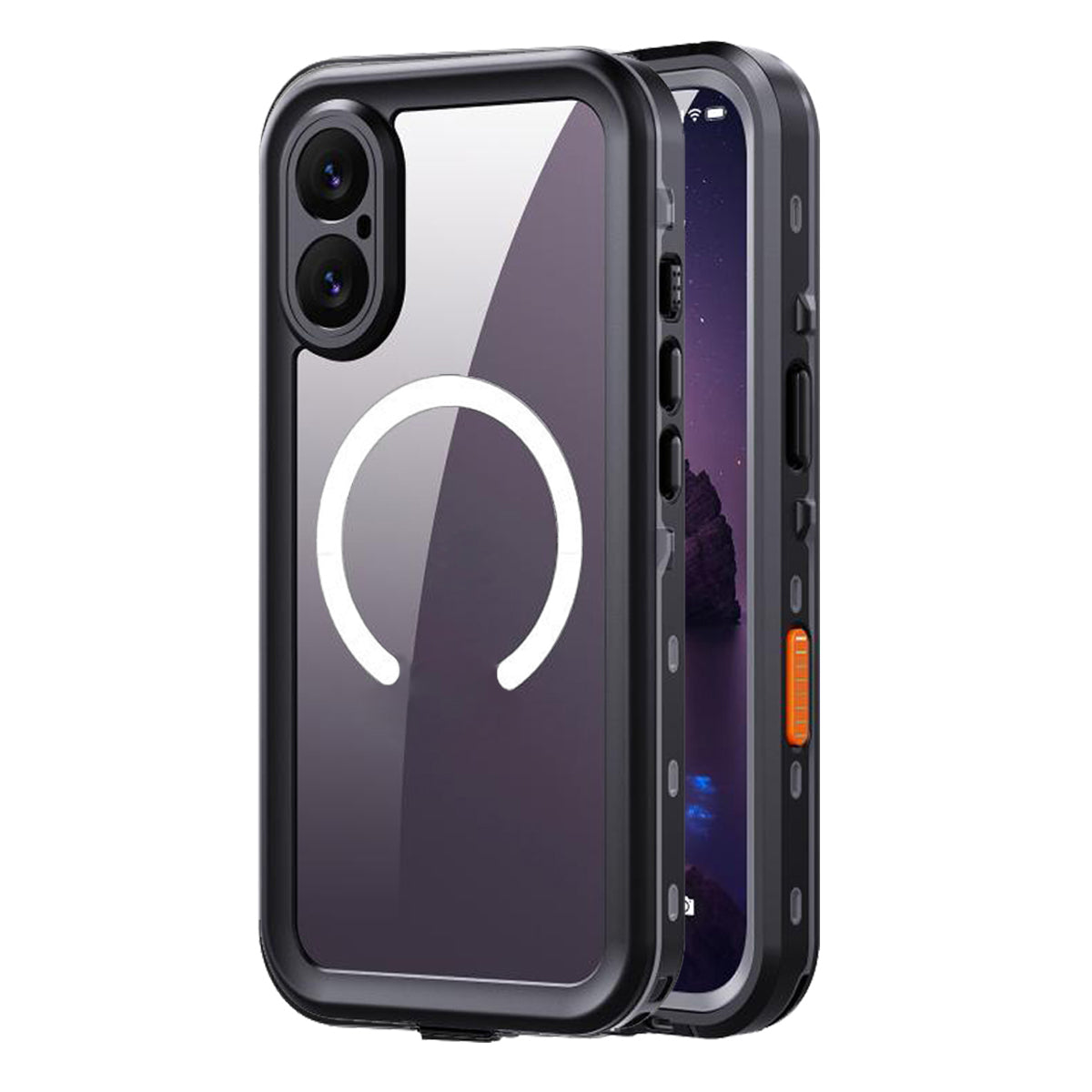 For Apple iPhone 17/16/15 Pro Max Plus Redpepper MagSafe Waterproof Case Built-in Screen & Camera Lens Protector Heavy Duty Tough Armor Cover