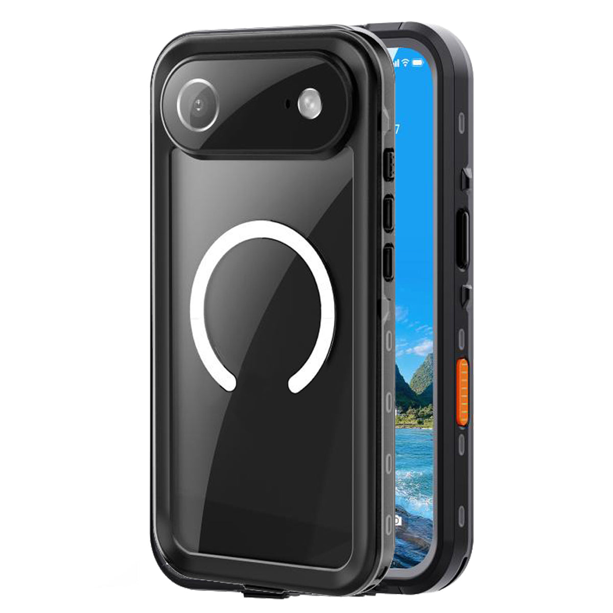 For Apple iPhone 17/16/15 Pro Max Plus Redpepper MagSafe Waterproof Case Built-in Screen & Camera Lens Protector Heavy Duty Tough Armor Cover