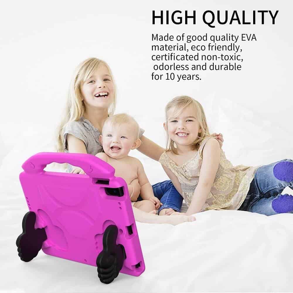 For Apple iPad 9th /8th /7th Gen 10.2 inch Thumbs UP Kids Lightweight Convertible Handle Protective Shockproof Case Cover