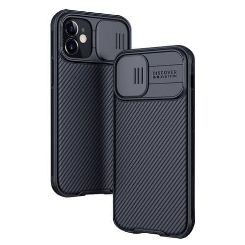 Nillkin For Apple iPhone 12 /12Mini /12 Pro /12 Pro Max Case, CamShield Series Slim Stylish Protective Case With Slide Camera Cover - Black