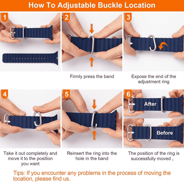 Alpine G Hook Wristband For Apple Watch Series 8 7 SE 6 5 4 3 2 1 Ultra Strap Replacement Wrist Band 38mm 40mm 41mm 42mm 44mm 45mm 49mm