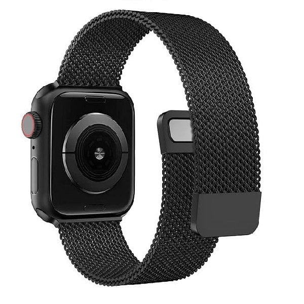 Apple Watch Series 8 7 SE 6 5 4 3 2 1 Ultra Milanese Stainless Steel Loop Strap Replacement Wrist Band 38mm 40mm 41mm 42mm 44mm 45mm 49mm