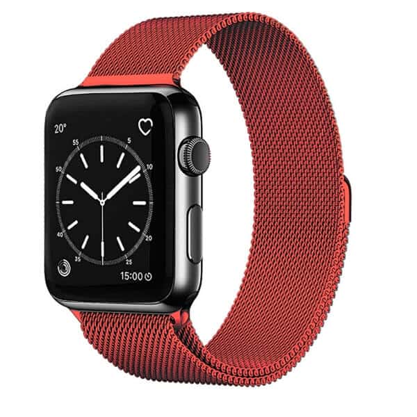 Apple Watch Series 8 7 SE 6 5 4 3 2 1 Ultra Milanese Stainless Steel Loop Strap Replacement Wrist Band 38mm 40mm 41mm 42mm 44mm 45mm 49mm