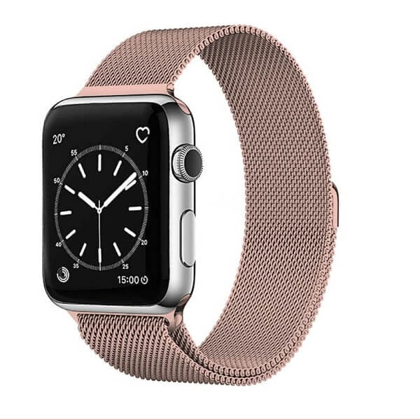Apple Watch Series 8 7 SE 6 5 4 3 2 1 Ultra Milanese Stainless Steel Loop Strap Replacement Wrist Band 38mm 40mm 41mm 42mm 44mm 45mm 49mm
