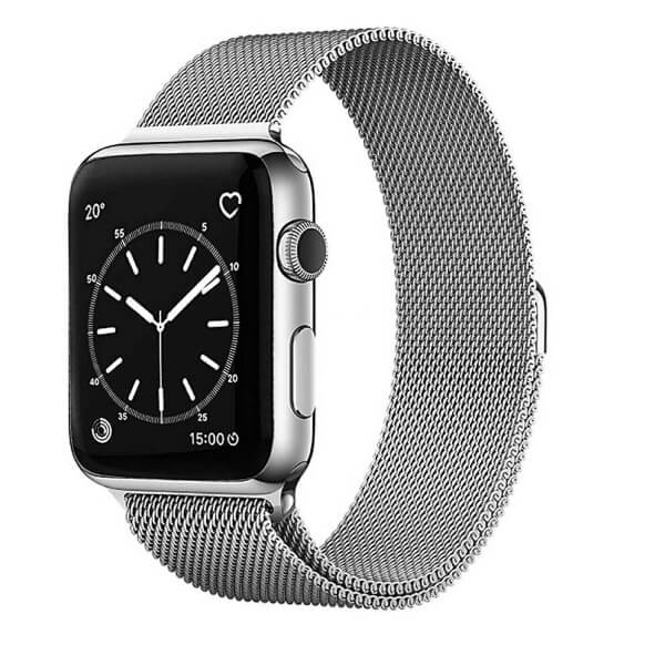 Apple Watch Series 8 7 SE 6 5 4 3 2 1 Ultra Milanese Stainless Steel Loop Strap Replacement Wrist Band 38mm 40mm 41mm 42mm 44mm 45mm 49mm