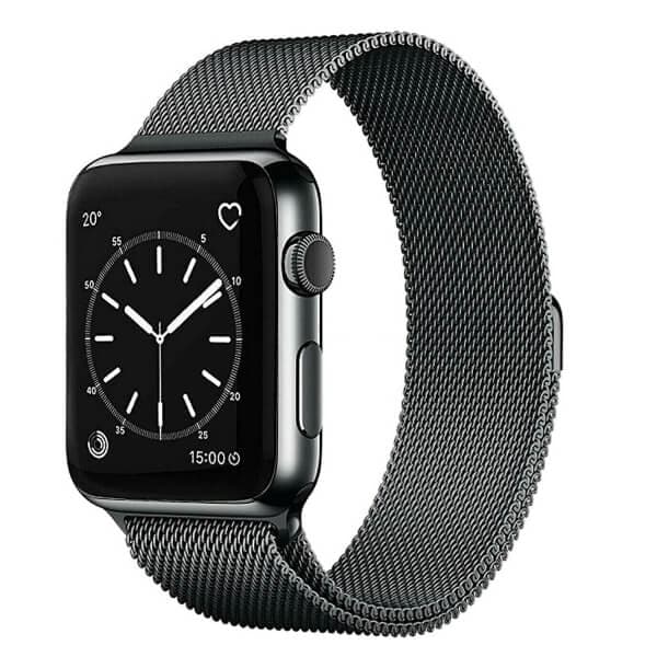 Apple Watch Series 8 7 SE 6 5 4 3 2 1 Ultra Milanese Stainless Steel Loop Strap Replacement Wrist Band 38mm 40mm 41mm 42mm 44mm 45mm 49mm