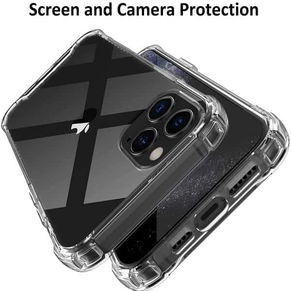 Apple iPhone 11 Pro 5.8 Clear Case Shockproof Tough Hard Gel Clear Transparent Anti knock Air Cushion Case Cover