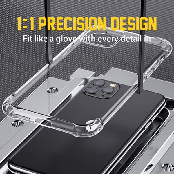 Apple iPhone 11 Pro 5.8 Clear Case Shockproof Tough Hard Gel Clear Transparent Anti knock Air Cushion Case Cover