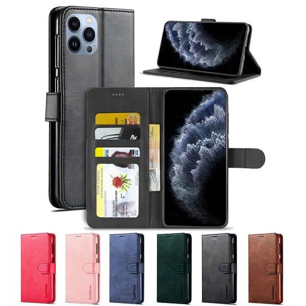 Apple iPhone 11 Pro 5.8 Genuine SupRShield Wallet Leather Flip Stand Magnetic Case Cover