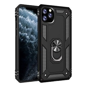 For Apple  iPhone 11 /11 Pro / 11 Pro Max Anti Scratch Rugged Magnetic Car Mount Ring Case Cover