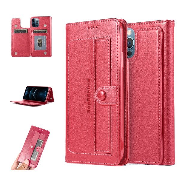 For Apple iPhone 12 /12Mini /12 Pro /12 Pro Max Wallet Case Flip Leather Card Slots Cover