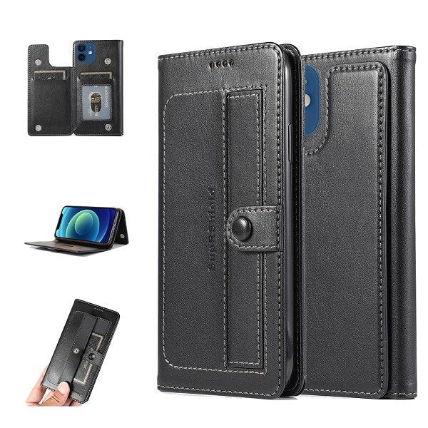 For Apple iPhone 12 /12Mini /12 Pro /12 Pro Max Wallet Case Flip Leather Card Slots Cover