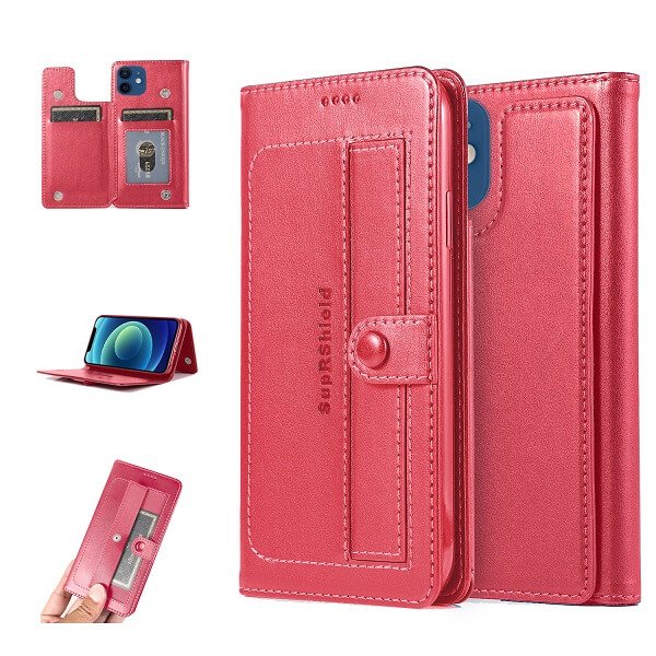 For Apple iPhone 12 /12Mini /12 Pro /12 Pro Max Wallet Case Flip Leather Card Slots Cover