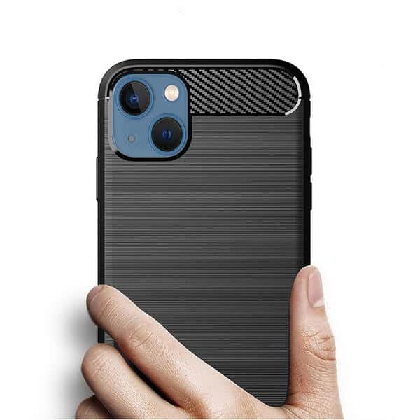 Apple iPhone 13 Shockproof Case Heavy Duty Rugged Bumper Anti Knock Phone Back Cover (Black)