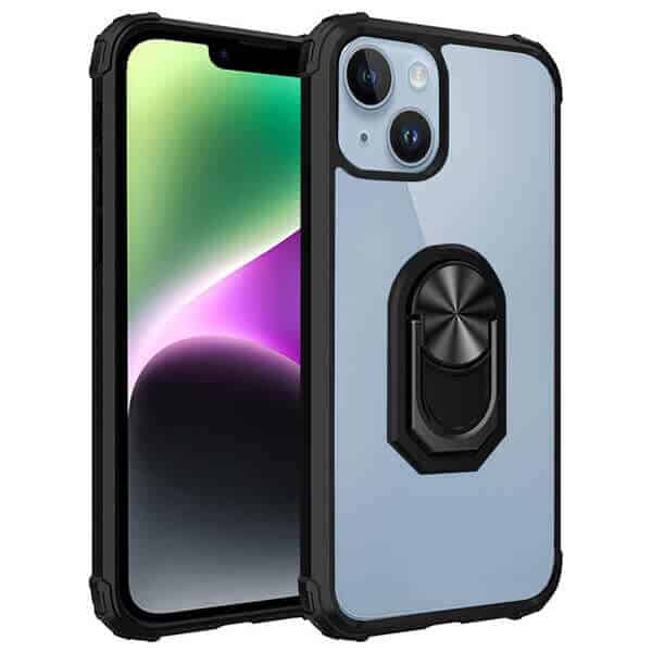 For Apple iPhone 14 | 14 Pro | 14 Pro Max | 14 Plus Magnetic Ring Rugged Shockproof Case Heavy Duty Protective Back Cover