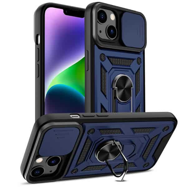 For Apple iPhone 14 | 14 Pro | 14 Pro Max | 14 Plus Magnetic Ring Rugged Shockproof Case Heavy Duty Protective Back Cover