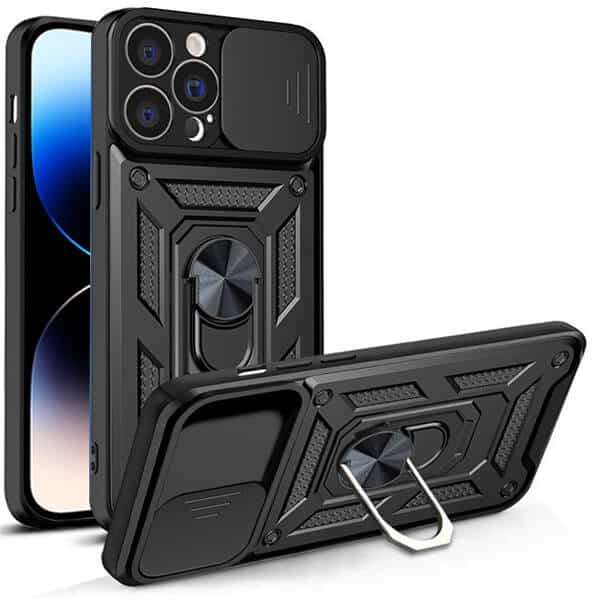 For Apple iPhone 14 | 14 Pro | 14 Pro Max | 14 Plus Magnetic Ring Rugged Shockproof Case Heavy Duty Protective Back Cover