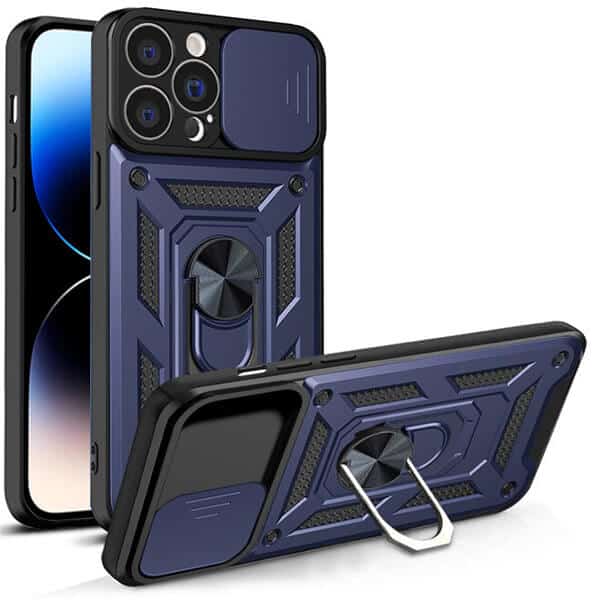 For Apple iPhone 14 | 14 Pro | 14 Pro Max | 14 Plus Magnetic Ring Rugged Shockproof Case Heavy Duty Protective Back Cover