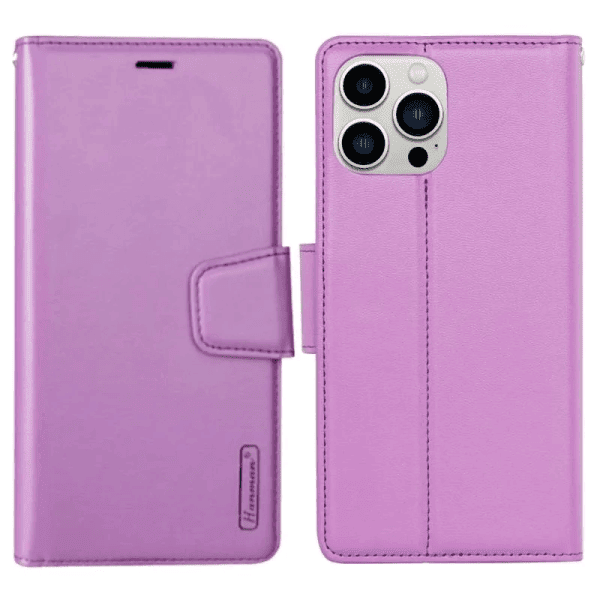 Apple iPhone 15 Pro Max Plus Hanman Wallet Case Flip Leather Card Slots Magnetic Stand Cover