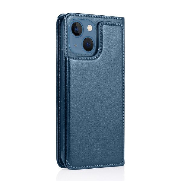 Apple iPhone 15 Wallet Case Flip Leather Card Slots Magnetic Stand Cover