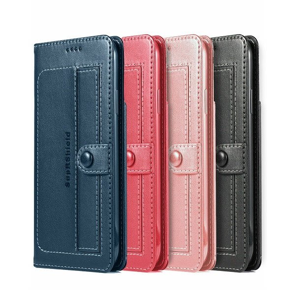 Apple iPhone 15 Wallet Case Flip Leather Card Slots Magnetic Stand Cover