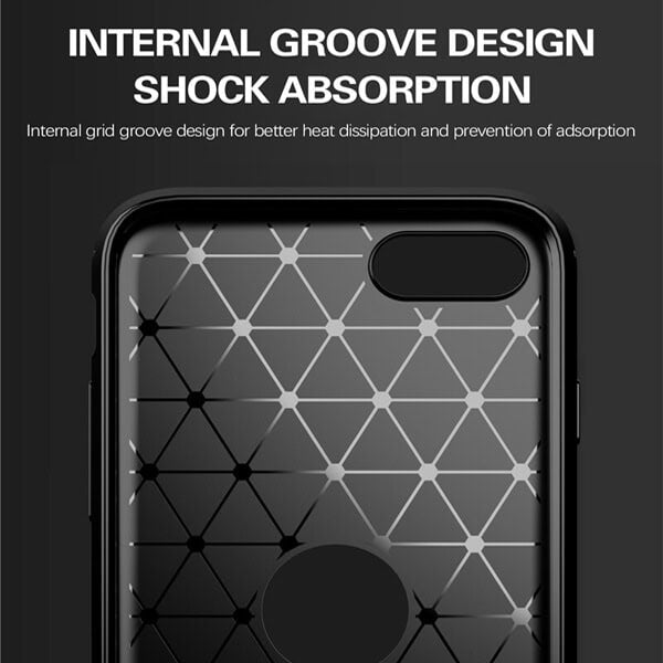 Apple iPhone 6 6S Case Shockproof Heavy Duty Rugged Anti Knock Back Cover (Black)