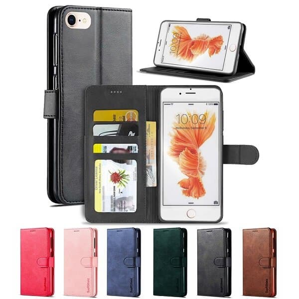 Apple iPhone 6 Plus 6s Plus SupRShield Wallet Leather Flip Magnetic Case Cover
