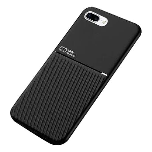 Apple iPhone 7 Plus Business Style Luxury Shockproof Case Heavy Duty Rugged Anti Knock Cover (Black)