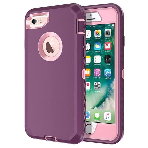 For Apple iPhone SE /7/8 Plus Case Drop Resistant Defender Tradies Heavy Duty Rugged Shockproof Tough Cover