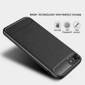 Apple iPhone 8 Carbon Fiber Shockproof Heavy Duty Rugged Case Cover