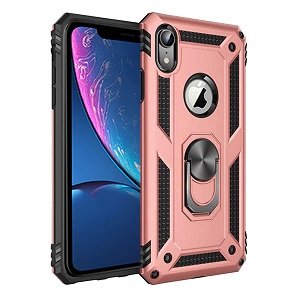 For Apple iPhone X / XS / XS Max / XR Anti Scratch Magnetic Car Mount Ring Case Cover