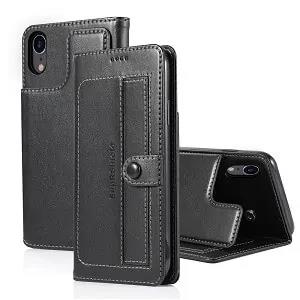 For Apple iPhone X / XS / XS Max / XR Wallet Case SupRShield Leather Flip Magnetic Case Cover
