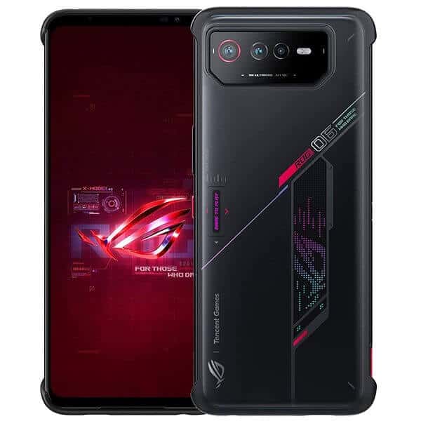 Asus ROG Phone 6 Case Heat Dissipation Silicone TPU Ultra Slim Thin Cover Scratch Resistant Shockproof Cover (Black)