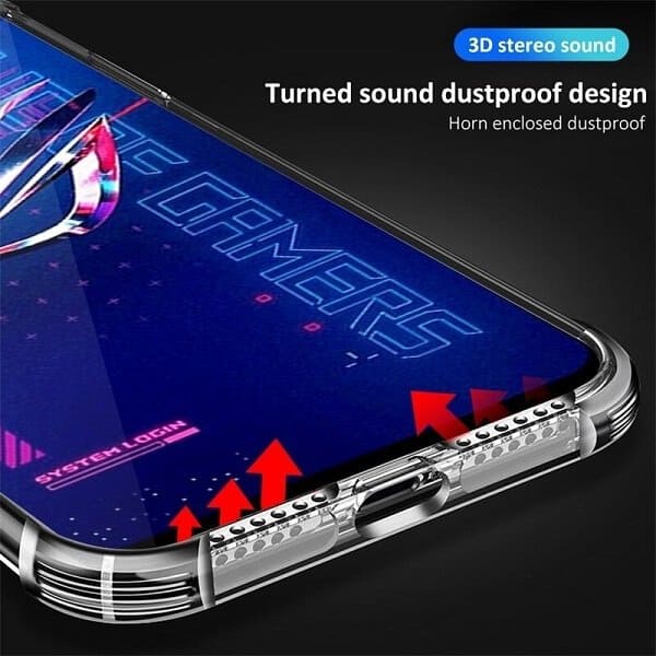 Asus ROG Phone 6 Pro Clear Case Shockproof Heavy Duty Gel Air Cushion Cover