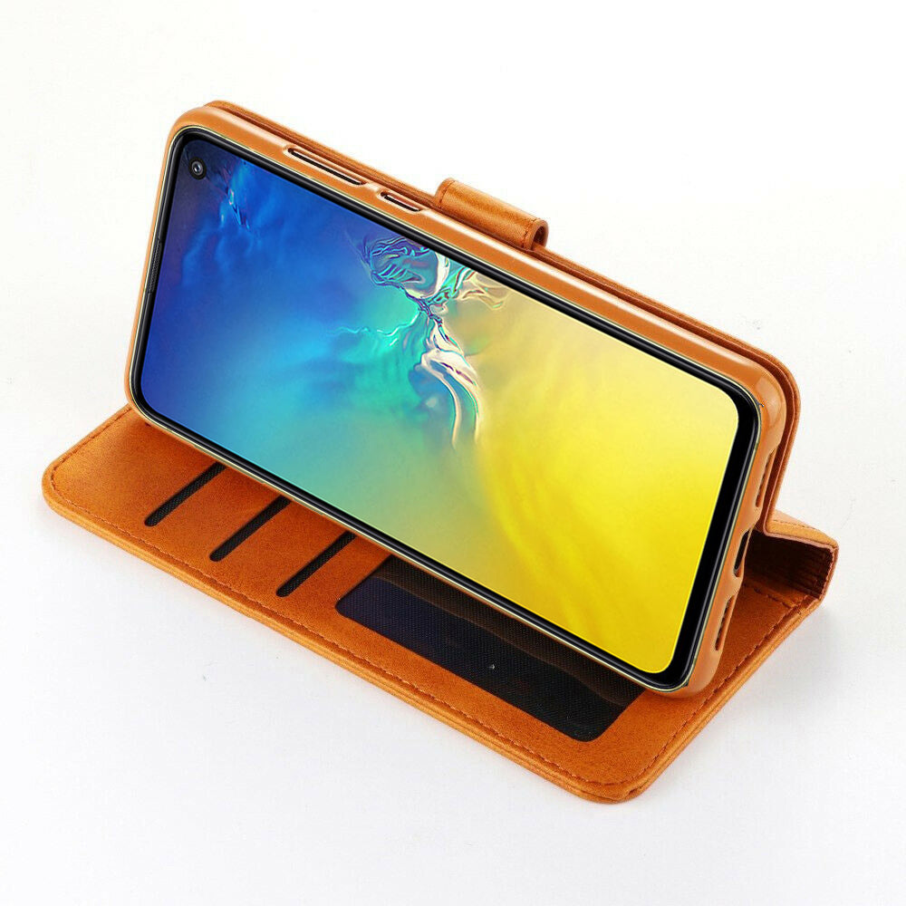 For Samsung Galaxy S10 |Galaxy S10+ /S10 Plus | S10 5G | S10e SupRShield Wallet Leather Flip Stand Magnetic Case Cover