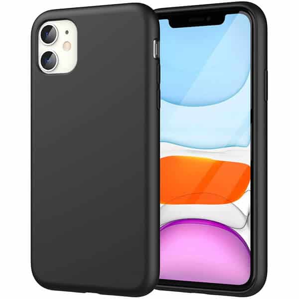 For Apple iPhone 11/ 11 Pro/ 11 Pro Max Silicone Silky Soft Touch Full Protective Anti Scratch Cover with Microfiber Lining Back Case