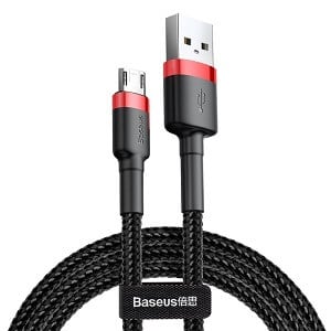 Baseus Micro USB Cable 2.4A Fast Charging Android Mobile Phone USB Micro Cable Charger Data Sync Cable Cord