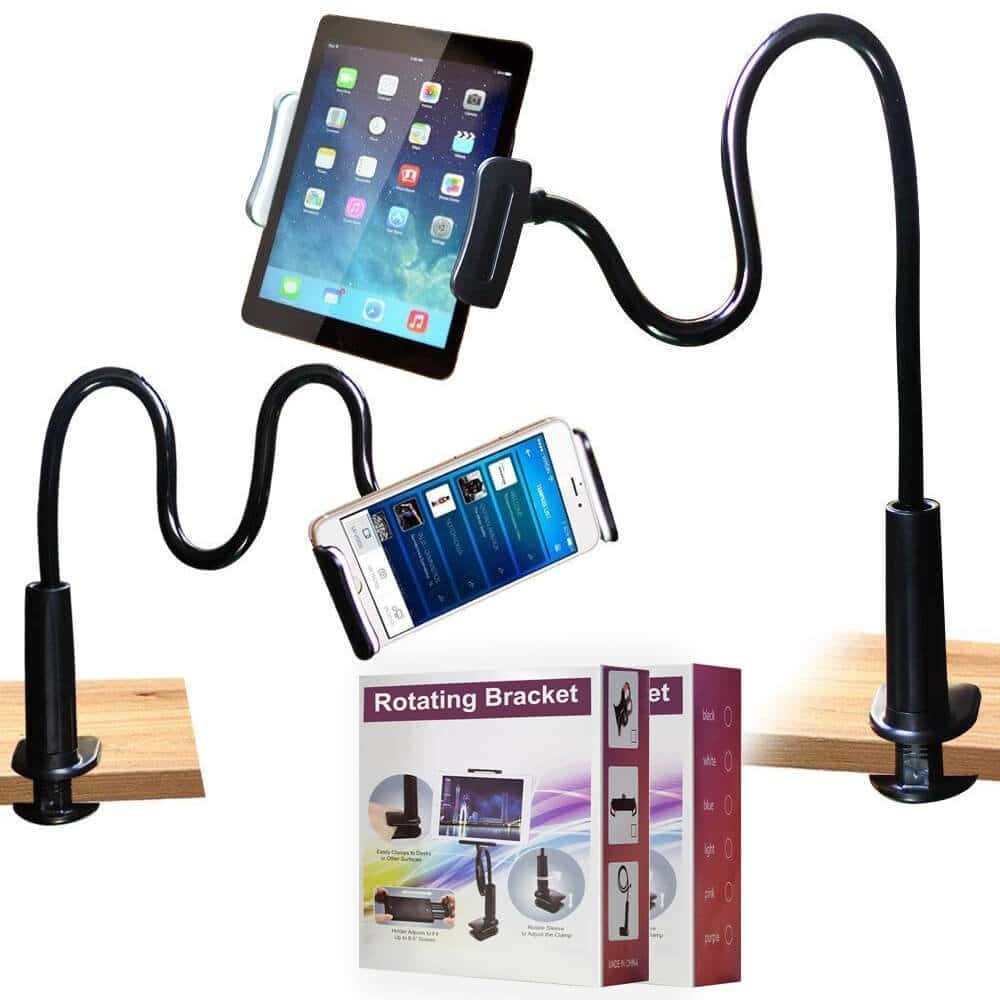 Universal 360° Rotating Tablet iPad Stand Holder Lazy Bed Desk Mount iPad iPhone Samsung Lenovo