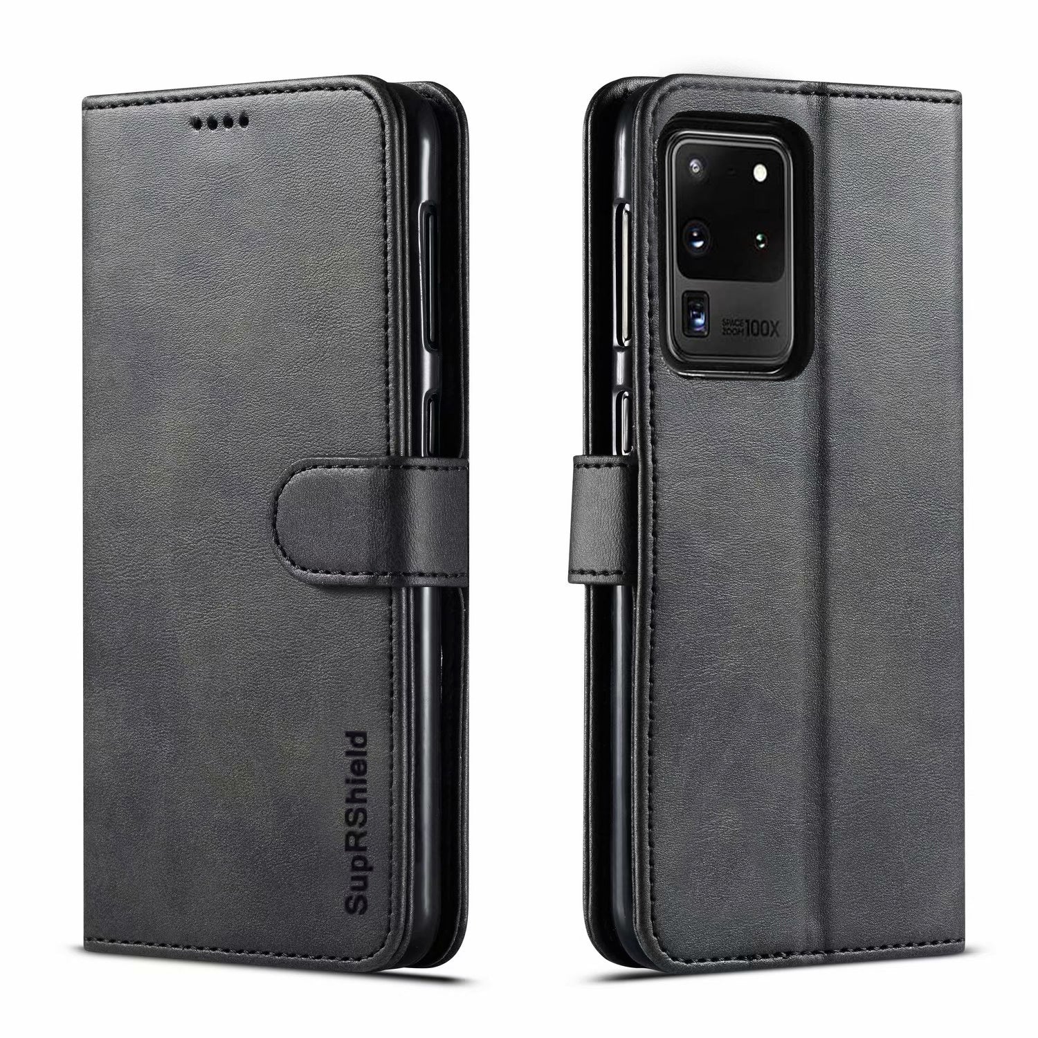 For Samsung Galaxy S20 | S20 FE | S20+ /S20 Plus | S20 Ultra SupRShield Wallet Leather Flip Stand Magnetic Case Cover