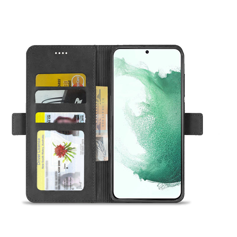 For Samsung Galaxy S22 | S22+ /S22 Plus | S22 Ultra SupRShield Wallet Leather Card Holder Flip Protective Shockproof Magnetic Case Cover