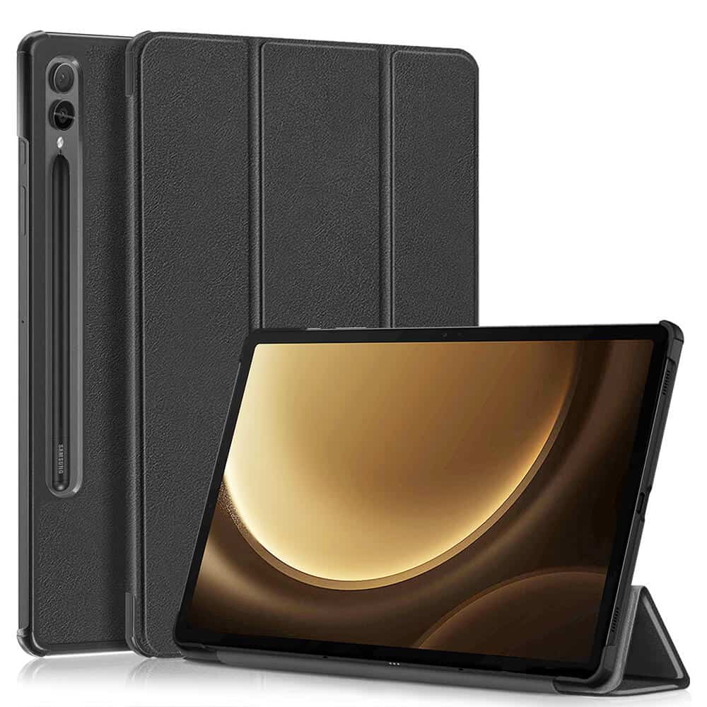 For Samsung Galaxy Tab S10+Plus /S9 FE+ Plus /S9 FE/S10 FE Folio Smart Leather Magnetic Stand Case Cover