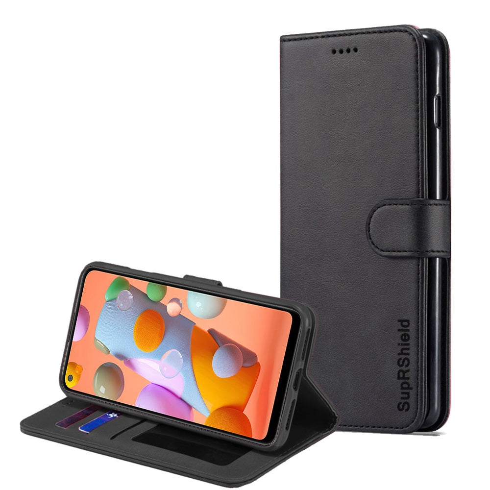 For Samsung Galaxy A11 Wallet Case Flip Leather Card Slots Cover